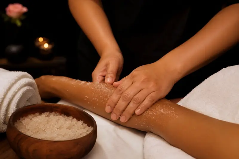 Body Scrub and Steam